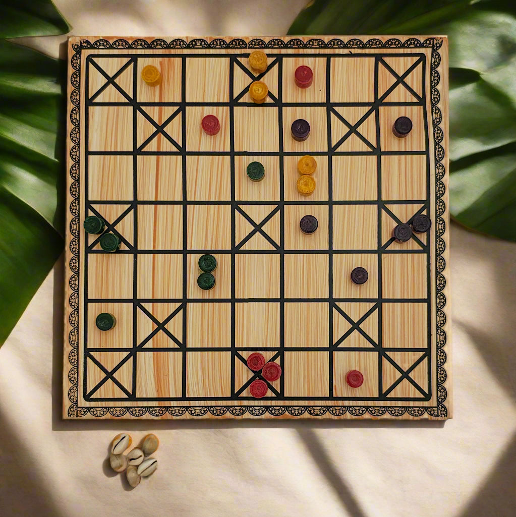 Chowkabhara Wooden game board