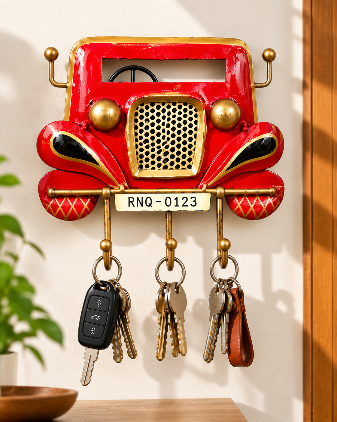 Handcrafted Retro Vehicle Metal Key Hanger – Vintage Car &  Vintage Van Wall Decor