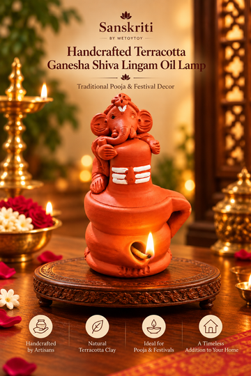 Ganesha Magic Diya - Tradition that glows with Grace.
