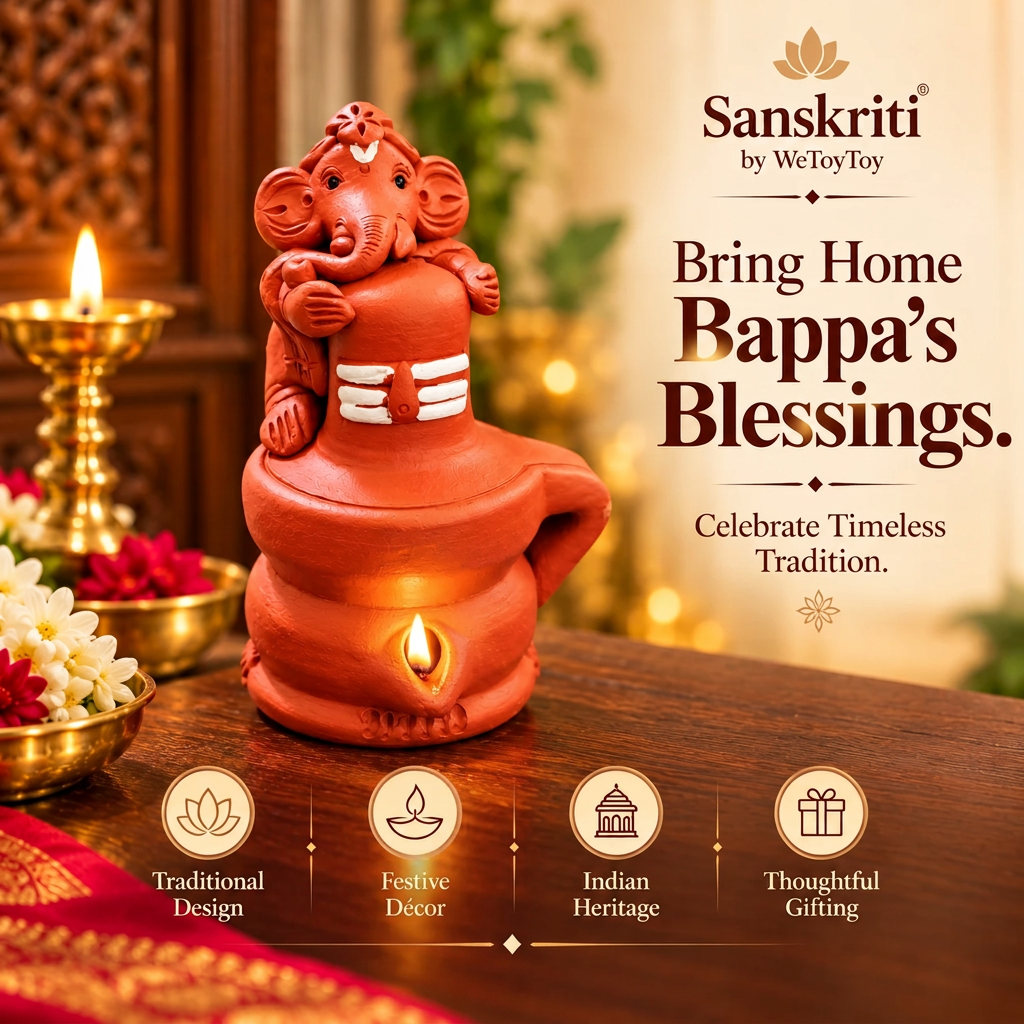 Ganesha Magic Diya - Tradition that glows with Grace.