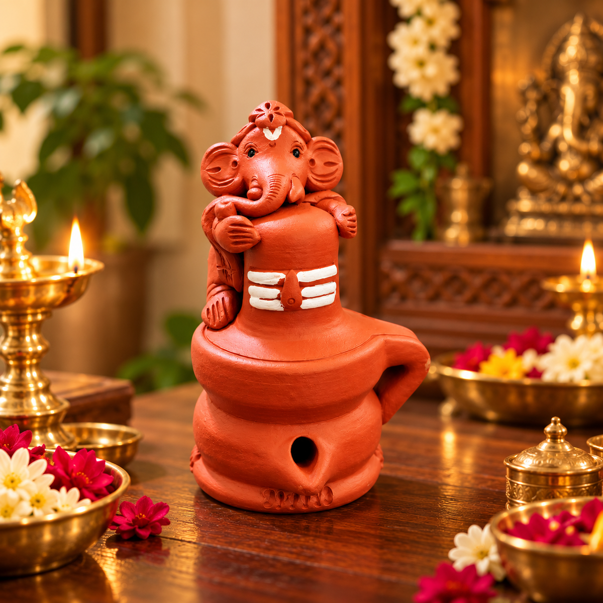 Ganesha Magic Diya - Tradition that glows with Grace.