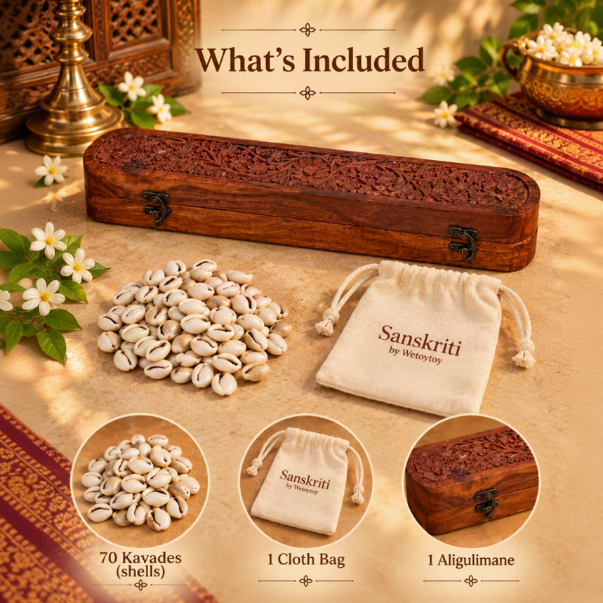 Ali Guli Mane | Pallanguzhi | Handcrafted Wooden Aligulimane