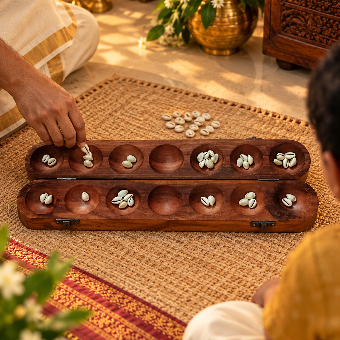 Ali Guli Mane | Pallanguzhi | Handcrafted Wooden Aligulimane