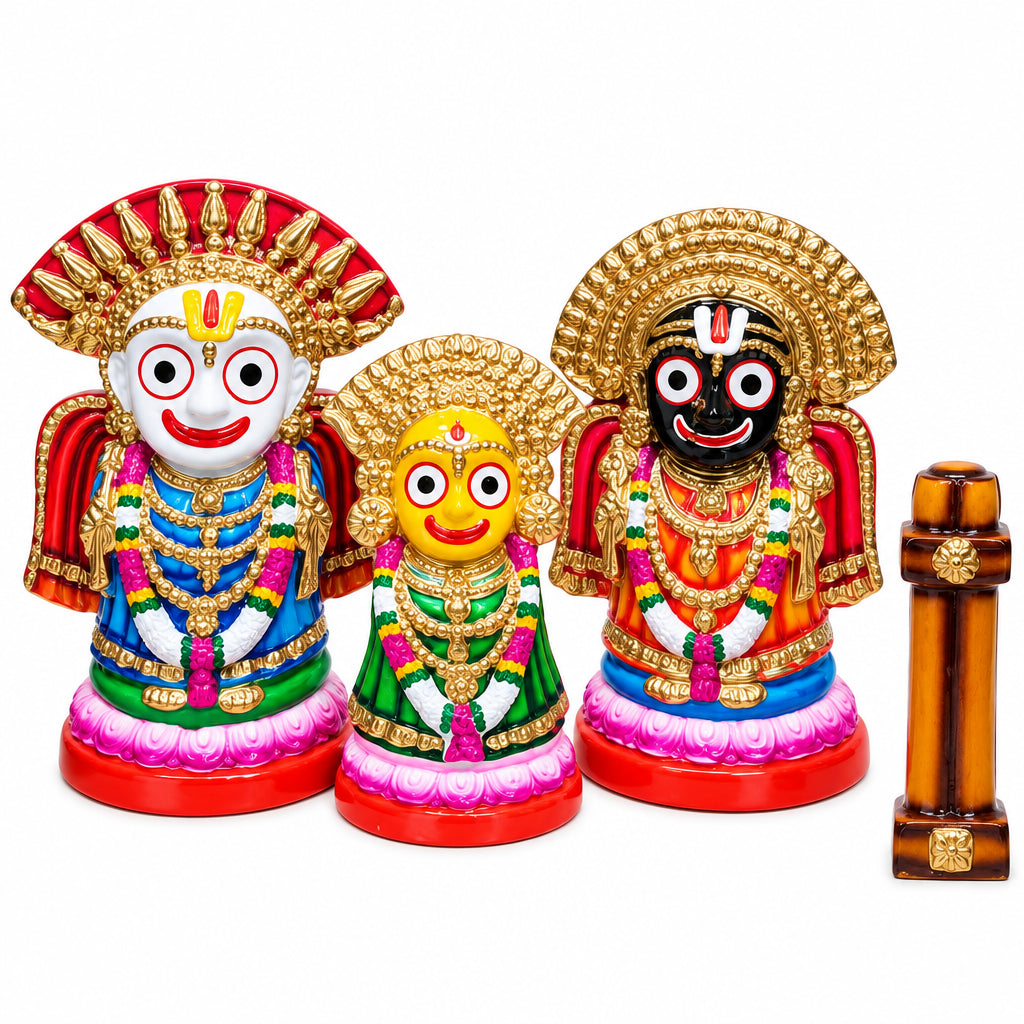 Puri Jagannath Chaturdha Murti (Large) Set