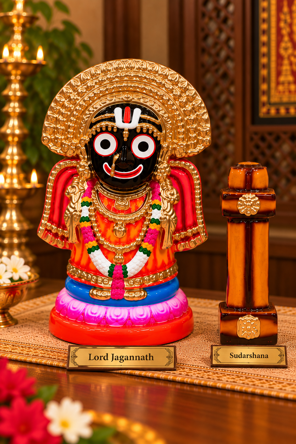 Puri Jagannath Chaturdha Murti (Large) Set