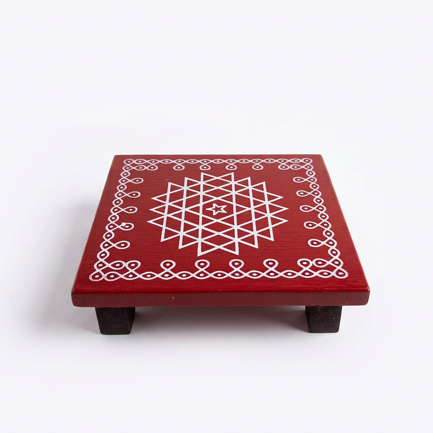 Handcrafted Traditional Peetha/ Chowki - 3 and 4 inch