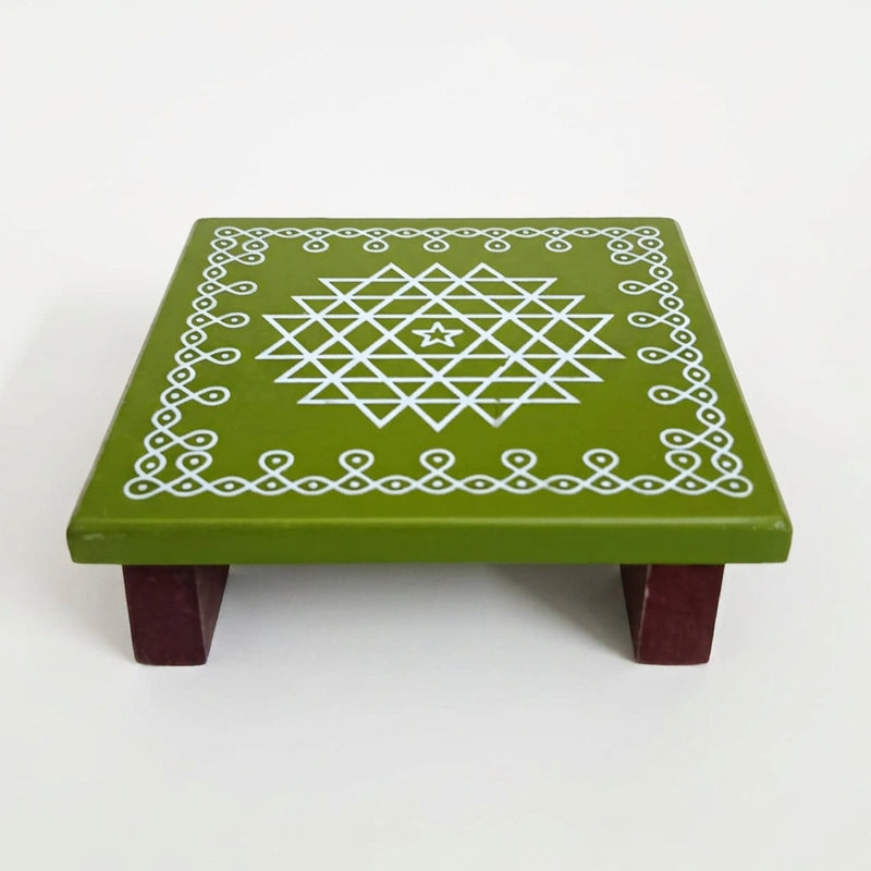 Handcrafted Traditional Peetha/ Chowki - 3 and 4 inch