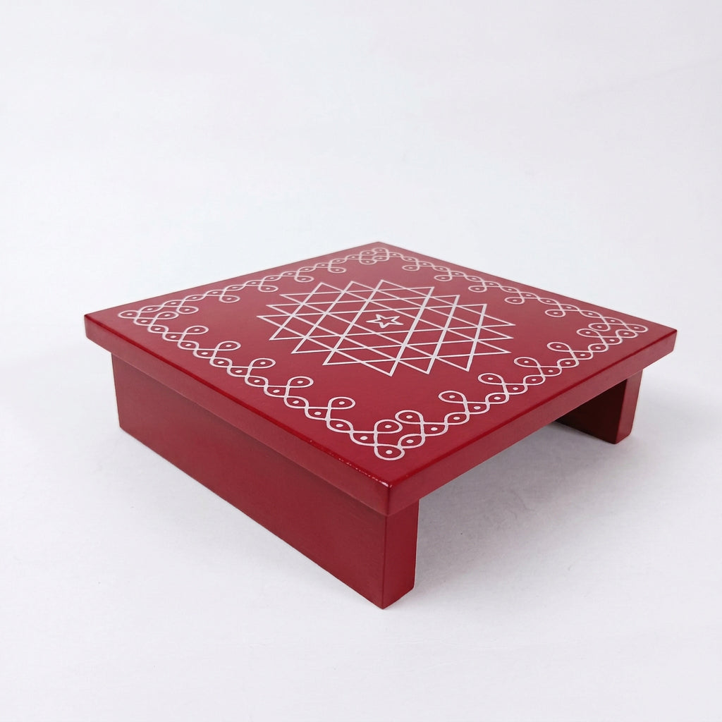 Handcrafted Traditional Peetha/ Chowki - 5 and 6 inch