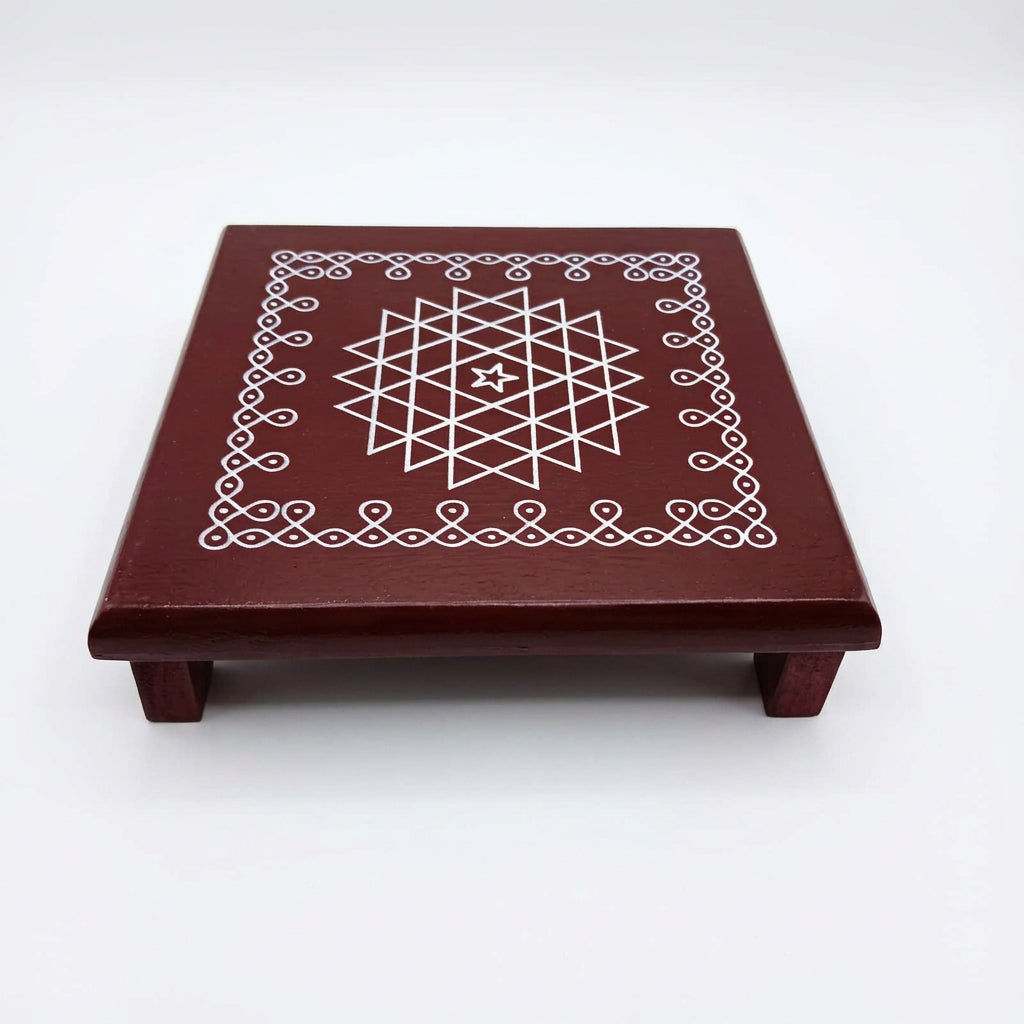 Handcrafted Traditional Peetha/ Chowki - 5 and 6 inch