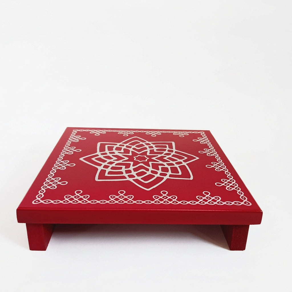 Handcrafted Traditional Peetha/ Chowki - 5 and 6 inch