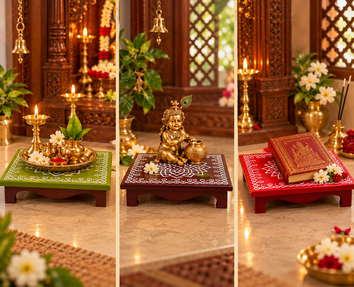 Handcrafted Traditional Peetha 8, 10 and 12 inches