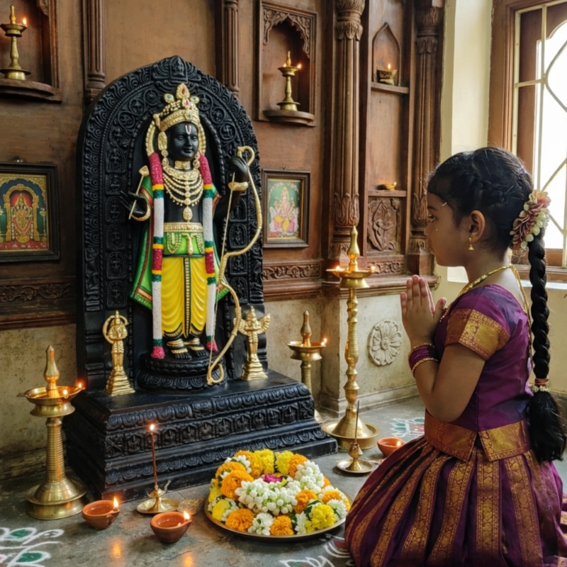 Ayodhya Ram Lalla – Handcrafted Idol