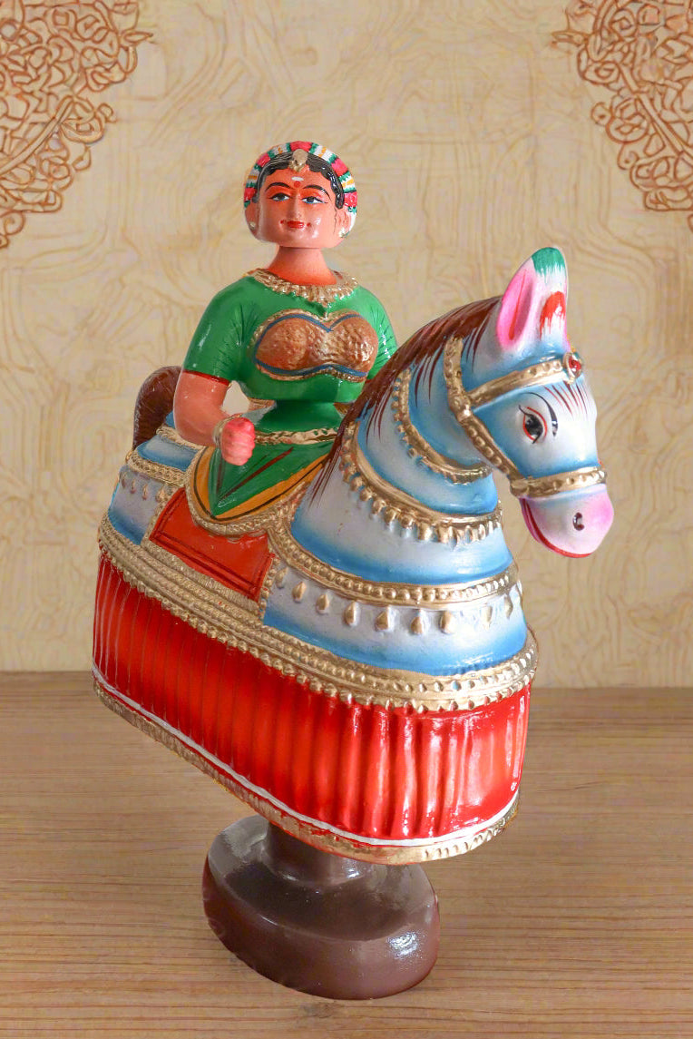 Keel Kudure | Thanjavur Thalayatti Bommai | Raja Rani Set