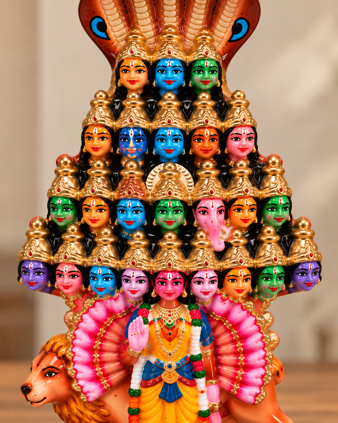 Shakti Vishwaroopam Handcrafted Idol – The Supreme Feminine Universal Form