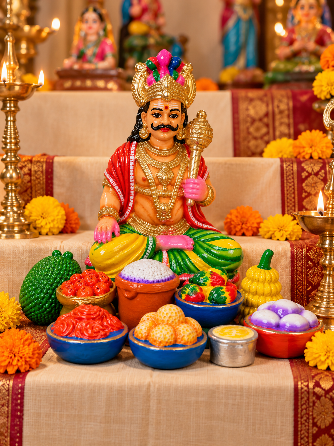 Handcrafted Ghatotkacha Vivaha Bhojanambu – Maya Bazaar Feast