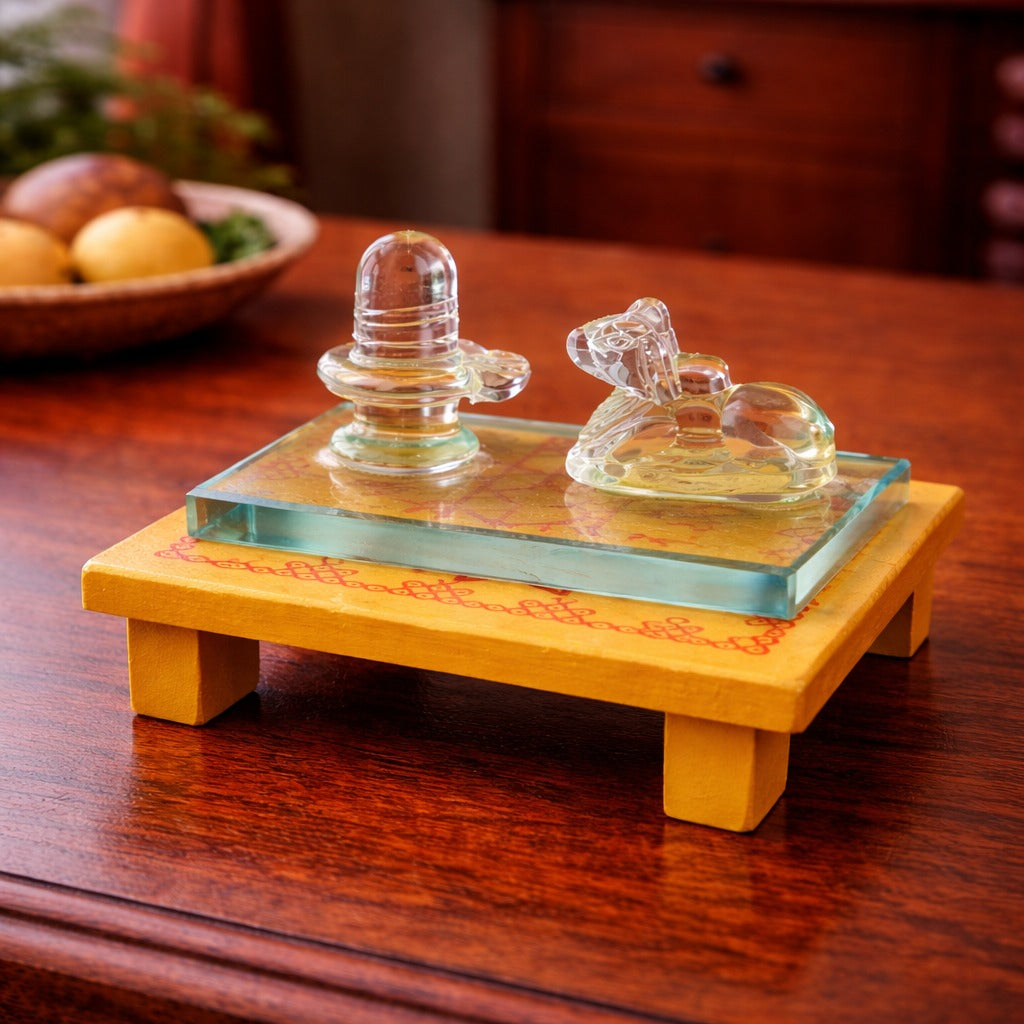 Mini Shiva Lingam & Nandi Set
