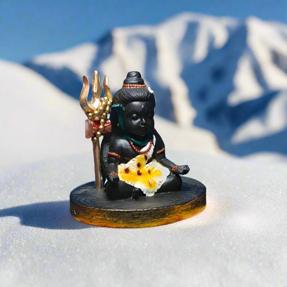 Adorable Bal Shiva in Meditation - WeToyToy Bal Neelkanth