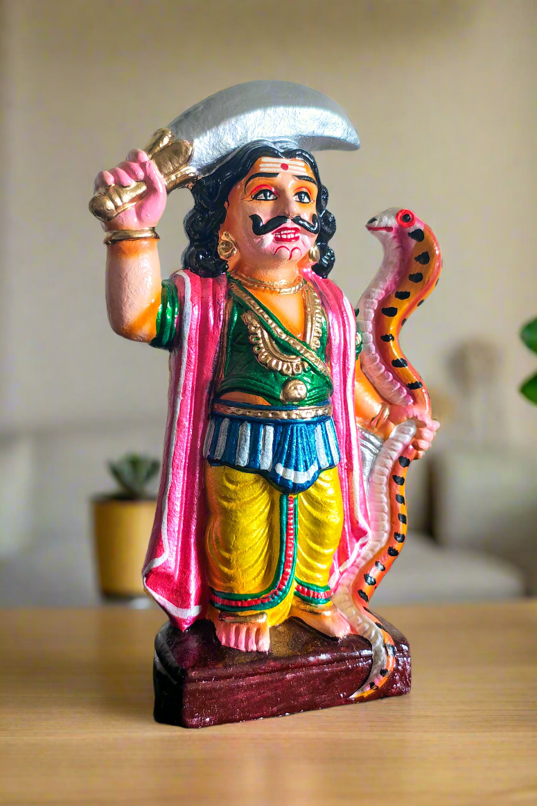 Handcrafted Mahishasura Statue Replica – Mysuru Heritage Dasara Bombe