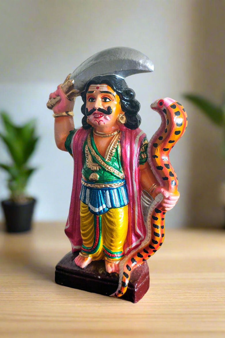 Handcrafted Mahishasura Statue Replica – Mysuru Heritage Dasara Bombe