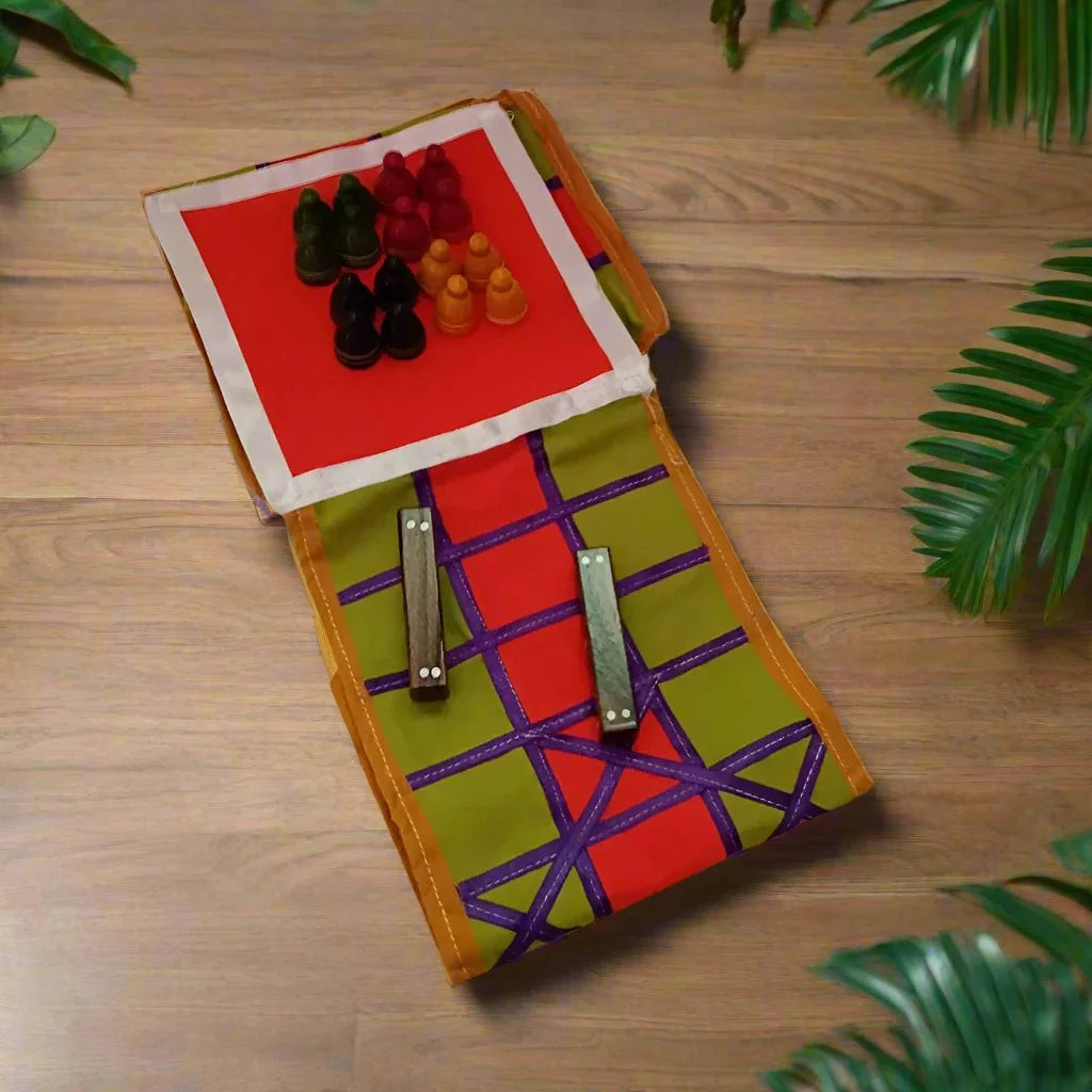 Pagade Traditional Strategy Game Chausar Fun Pachisi (Multicolour) Colors may vary - WeToyToy