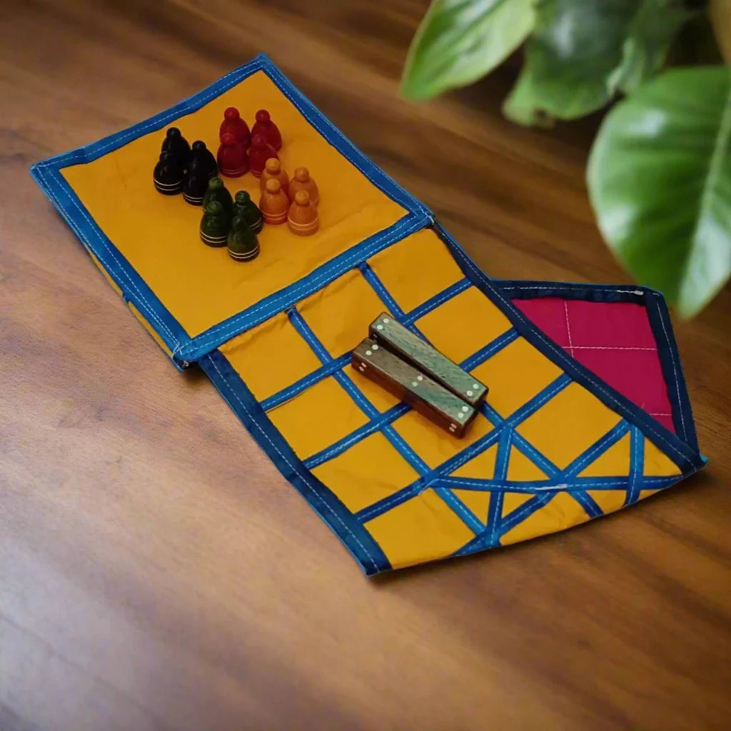 Pagade Traditional Strategy Game Chausar Fun Pachisi (Multicolour) Colors may vary - WeToyToy