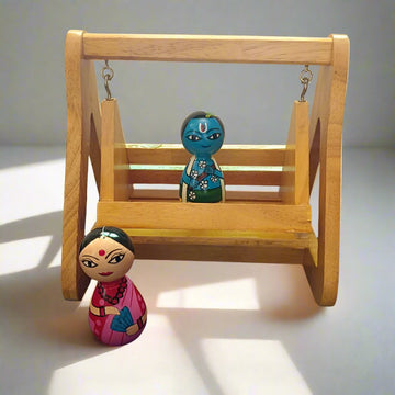 Radha Krishna and Cradle Combo - WeToyToy
