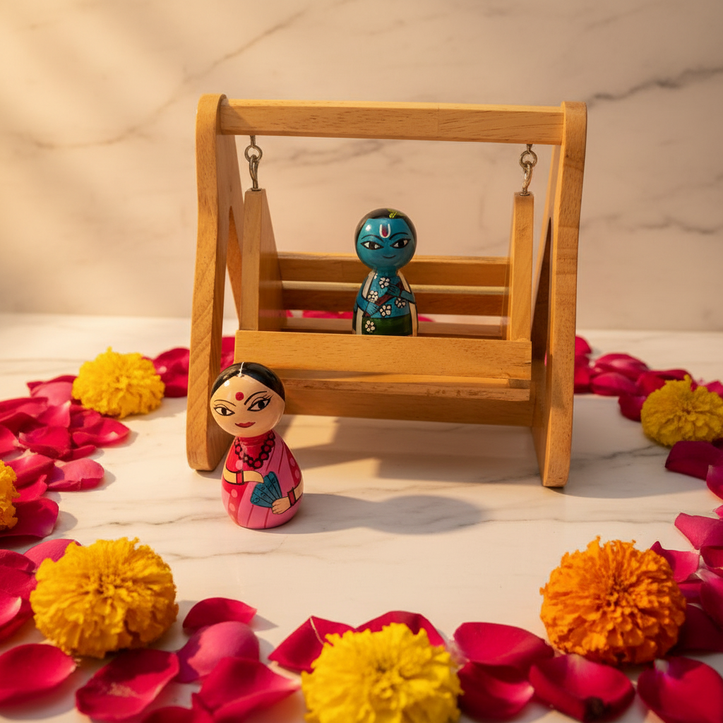 Radha Krishna and Cradle - Hero