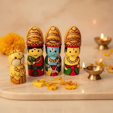 Rama Sita Laxman Hanuman Dolls - Hero