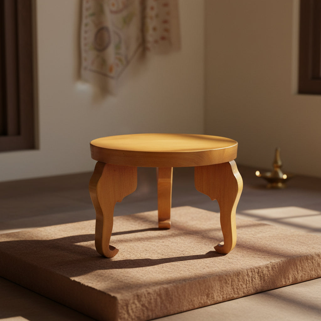 Crafted Elegance Wooden Stand