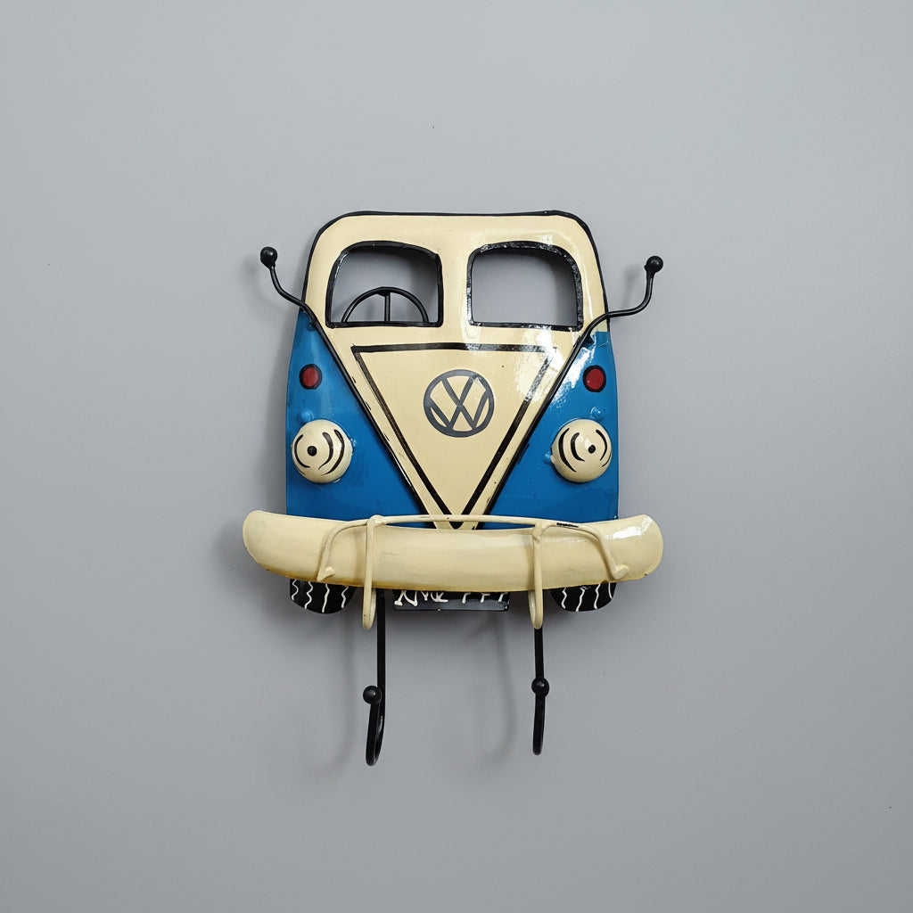 Car and Van Wall Decor with Key Hooks
