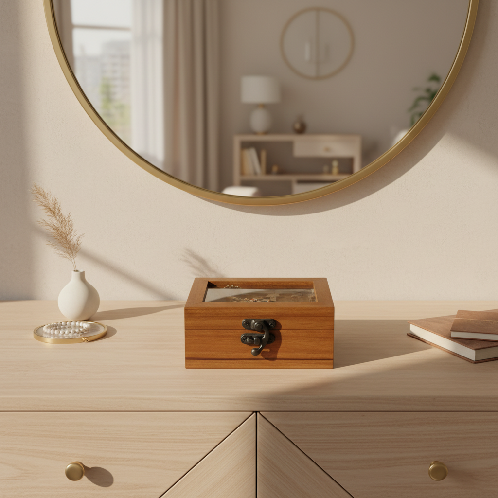 Heritage Wooden Storage Box | Handcrafted Keepsake Box