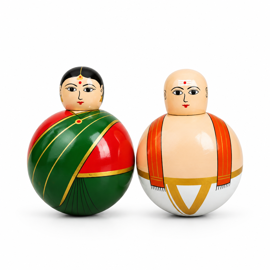 Thanjavur Gundu Bommai - Tanjore Roly-Poly Dolls