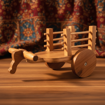 Wooden Bullock Cart - No Petals