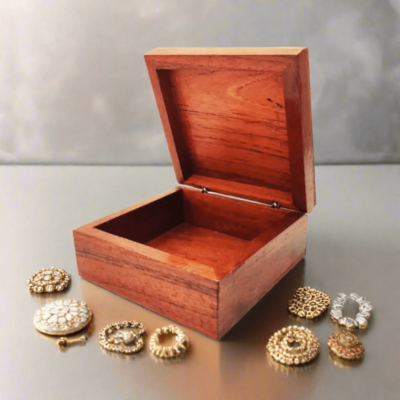 Wooden Storage Box Organizer - WeToyToy Small