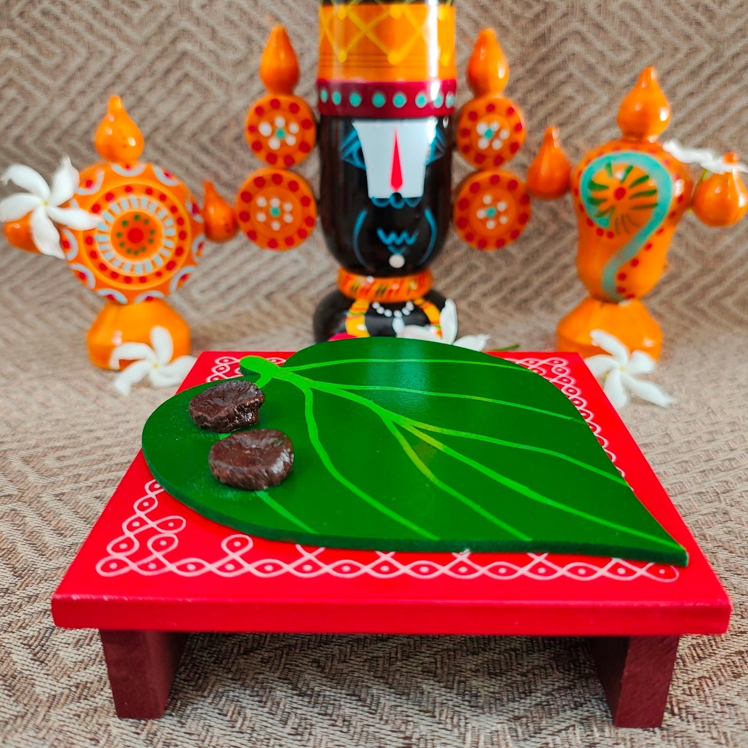 Wooden Traditional Sankranti Combo - WeToyToy Combo with Tray